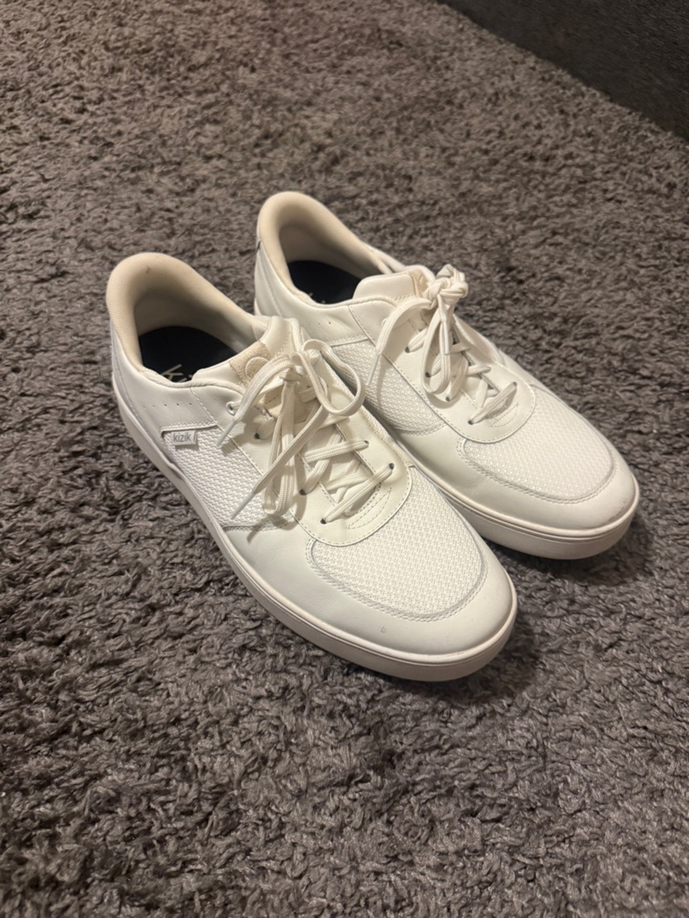 Kizik Men’s Oslo Sneaker - White - 12